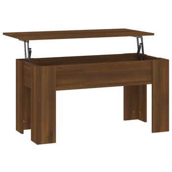 Mesa De Centro 49x101x52 Cm Madera - Marrón