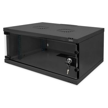 Armario Rack de Pared Digitus SOHO 4U 540x400 mm Negro