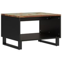 mesa de centro de madera maciza reciclada 60x50x40 cm vidaxl