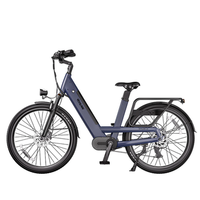 bicicleta electrica urbana vitilan l5 - 48 v 15 ah - sensor de par azul