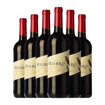 Viñas Del Jaro Vino Tinto Sembro Ribera Joven 75 Cl 13.5% Vol. (pack De 6 Unidades)