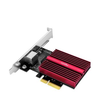 Tarjeta de Red Cudy PE10G PCI Express 10 GbE RJ45 Incluye Cable y Soportes