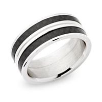 anillo acero inoxidable carbono incrustacion