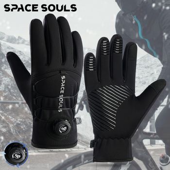 Nuevos guantes de ciclismo con hebilla de invierno, guantes cálidos Unisex a prueba de viento para pantalla táctil, guantes para deportes al aire libre para hombres y mujeres, guantes para correr y