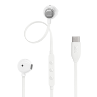 auriculares de boton jbl tune 305c usb-c white