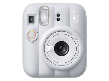 Cámara instantánea - Fujifilm Instax Mini 13, 86 mm x 54 mm, Flash Automático, Espejo para selfie, Blanco arcilla
