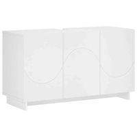 armario de bano blanco 101 x 41 x 58 cm madera de ingenieria vidaxl