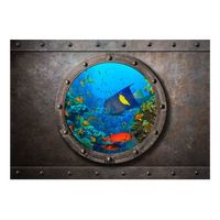 papel pintado 3d - ventana del submarino 350x245 cm