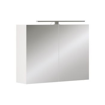Armario Con Espejo De Baño Lavio 80 X 60 Cm Con Iluminación Led Vicco