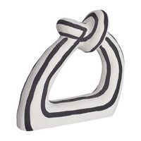 figura decorativa gres sala de estar dormitorio accesorios impermeable negro y blanco zander