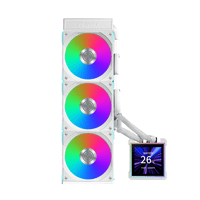 lian li hydroshift ii lcd s 360 cl procesador kit de refrigeraci n l quida 12 cm blanco 1 pieza s