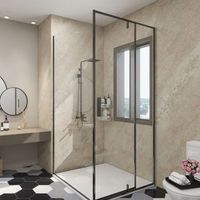 revestimiento pared bladel 12 paneles pvc 120x60cm - cream stone neuhaus