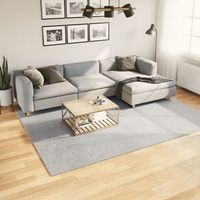 alfombra de salon  alfombra de pelo corto suave lavable huarte gris 200x280 cm cfw730453