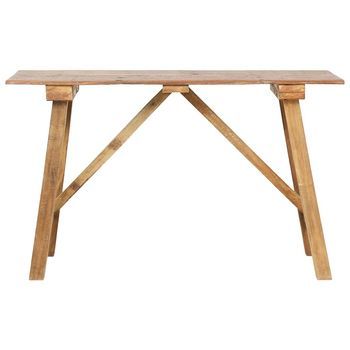 Mesa Consola，mesa De Entrada，mesa Auxiliar De Madera Reciclada Mixta 130x40x80 Cm