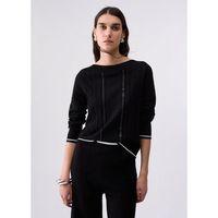 liu jo jersey punto con profili a contrasto para mujer