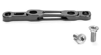 Adaptador de titanio para pinza de freno delantero shimano flat mount 140 160 mm absoluteblack negro