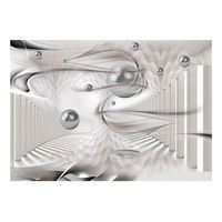papel pintado 3d - white bullets 200x140 cm