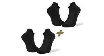 Par de calcetines bv sport light 3d ultra short x2 negro