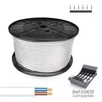 cable electrico multicore sediles blanco 2 x 15 mm 200 m h05vvh2-f
