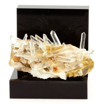 Cuarzo Siderite - Pierre Natural De Francia, Saint -pierre -de -méage - Sideritis Y Cuarzo, Cristales Multicolores, 134.9 Ct - Certificado De
