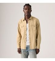 levis para hombre 85744-0128 camisa barstow western beige s casual algodon manga larga