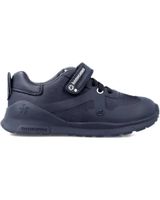 de biomecanics zapato colegial con velcro negro rejilla