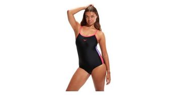 Traje de bano speedo dive thinster musbleback negro rosa