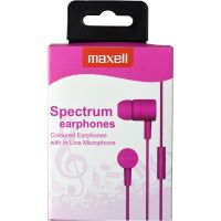 maxell spectrum m533 auriculares jack 35mm rosa