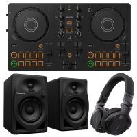 pioneer dj bundle starter controladora dj 2 canales  monitores de 4  auriculares dj profesional
