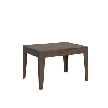 Mesa extensible 90x120/180 cm efecto madera nogal