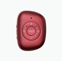 leotec tracker anti-perdida gps 4g sos rojo
