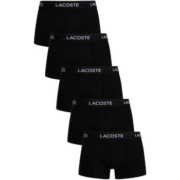 Lacoste Calzoncillos Pack de 5 calzoncillos de algodón elástico para hombre