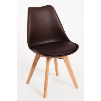 Pack 2 Sillas Synk Basic De Polipropileno 82*53*53 Cm - Marrón