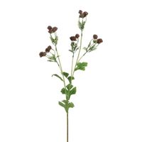 tallo de alquemila artificial marron oscuro h68