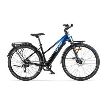 Bicicleta Eléctrica Urbana Cyrusher Asuka, Motor Bafang De 36 V Y 250 W, Batería Lg De 14 Ah, Azul
