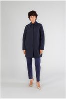 sobretodo largo de tejido tecnico navy 40