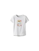 camiseta name it nmfvix infantil bright blanco
