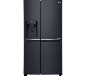 GSL760MCXV American-Style Smart Fridge Freezer - Black, Black