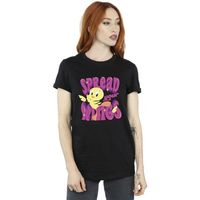 dessins animes camiseta tweeday spread your wings para mujer