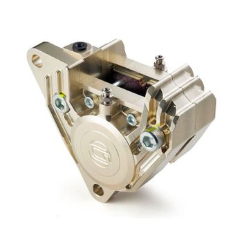 Pinza de freno delantera Discacciati CNC Brembo P2 09 Replica izquierda