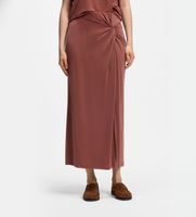 boss para mujer 50558795 falda larga drapeada burdeos l casual poliester