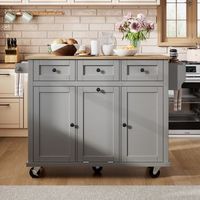 carrito de cocina de 120x4260x93cm tapa plegable 5 ruedas estante botellero negro