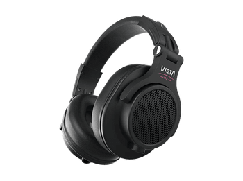 Auriculares DJ - Vieta Pro Halo, Driver neodimio 40 mm, Con cable de 3m, Funda incluida, Negro