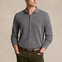 polo ralph lauren merino wool knit cardigan - m