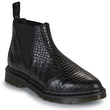 Dr. Martens Botines Bianca II Chelsea Boot Black New Vibrance Croco para mujer