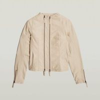 g-star raw chaqueta d28472-e372 lynn-137 cream para mujer