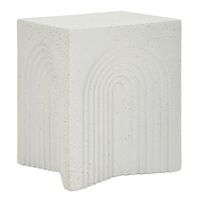 mesa de centro de magnesio blanco 405 x 405 x 505 cm