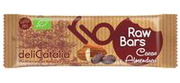 barrita ecologica raw de cacao y almendras de 30g delicatalia