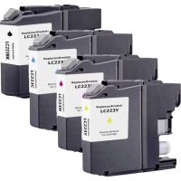 cartucho de tinta renkforce rf-6954006 compatible brother lc-223bkcmy colores