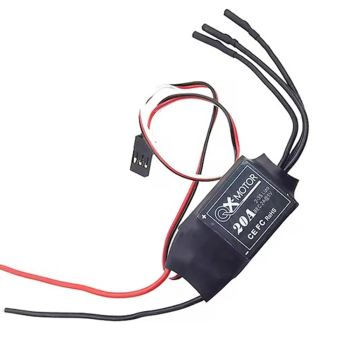 Controlador electrónico sin escobillas QX-Motor de 20A compatible con ventilador ductado EDF de 30 mm y 6 palas para jet